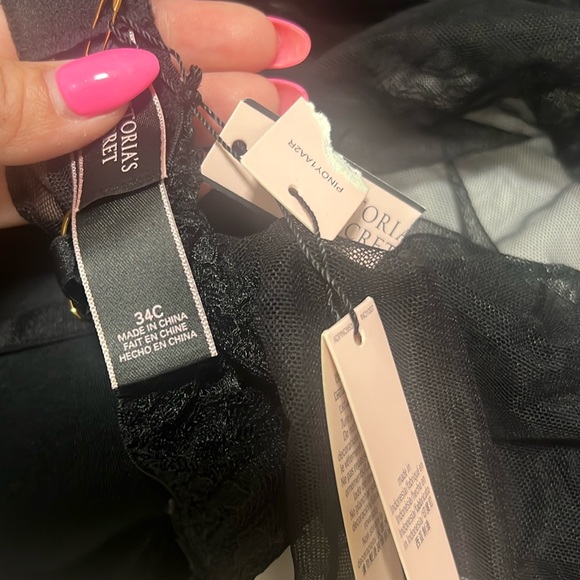 Victoria secrets black babydoll size 34C - Picture 5 of 6